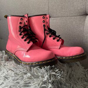 Pink Doc Martens 1460 boots